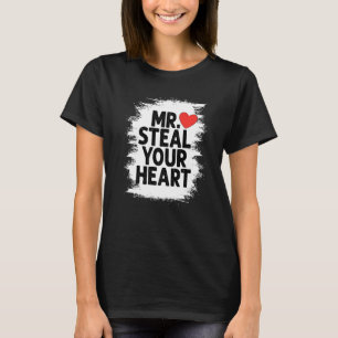 T-shirt M. Steal Your Heart Valentines Day Love Boys 1