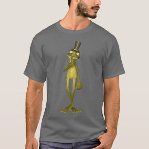T-shirt M. Warts la grenouille à caricatures Sombre