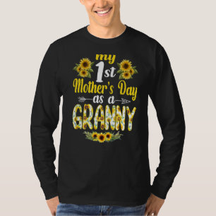 T-shirt Ma 1ère Fête des Mères En Fête des Mères Granny