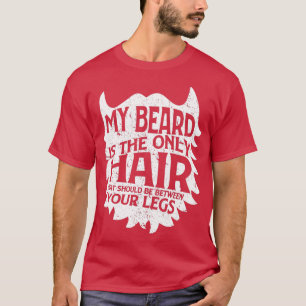 T-shirt Ma Barbe Est Seulement Les Cheveux Devraient Être 