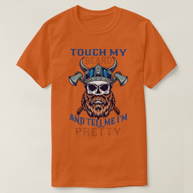 T-shirt Ma Barbe Et Dis-Moi Que Je Suis Plutôt Drôle Hallo (Design devant)