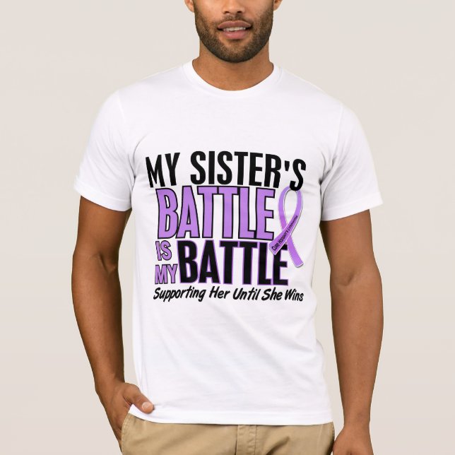 T-shirt Ma bataille trop 1 lymphogranulomatose maligne de (Devant)
