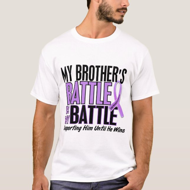 T-shirt Ma bataille trop 1 lymphogranulomatose maligne de (Devant)