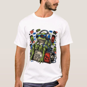 T-shirt Ma Batterie Sociale Est à 2% – Drôle de Grenouille