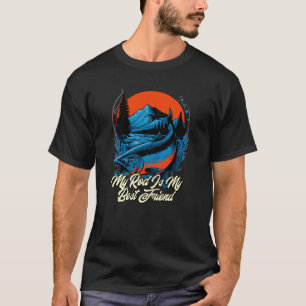 T-shirt Ma Canne Est Mon Meilleur Ami Introverti Pêche Ant