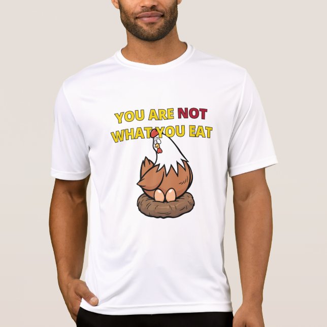 T-shirt Ma chemise au poulet (Devant)