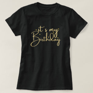 T-shirt Ma Chemise D'Anniversaire, Chemise D'Anniversaire 