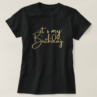 T-shirt Ma Chemise D'Anniversaire, Chemise D'Anniversaire