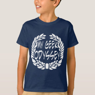 T-shirt Ma chemise de logo d'odyssée de geek