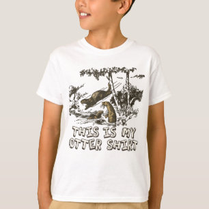 T-shirt Ma chemise de loutre