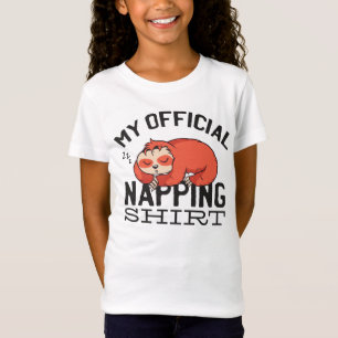 T-Shirt Ma chemise de sieste officielle - Lazy sombrer Slo