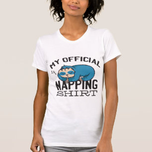 T-shirt Ma chemise de sieste officielle - Lazy sombrer Slo
