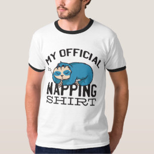 T-shirt Ma chemise de sieste officielle - Lazy sombrer Slo