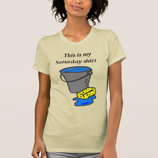 T-shirt Ma chemise du samedi (Devant)