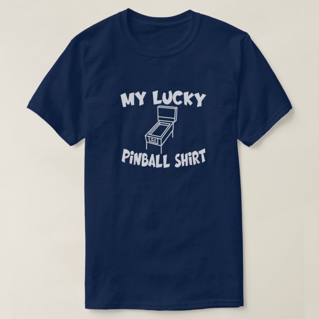 T-shirt Ma chemise Lucky Pinball (Design devant)