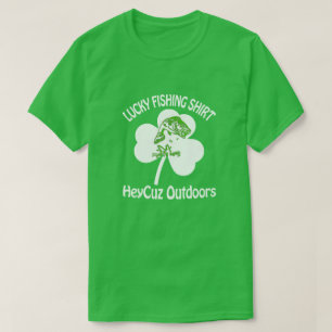 T-shirt Ma Chirte De Pêche Lucky HeyCuz En Plein Air