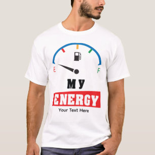 T-shirt Ma citation motivante de conception énergétique