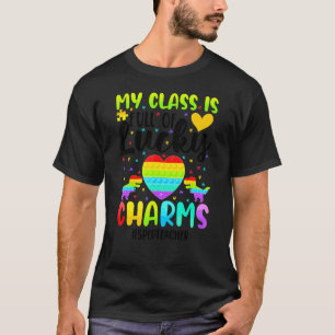 T-shirt Ma classe est pleine de charmes chanceux professeu
