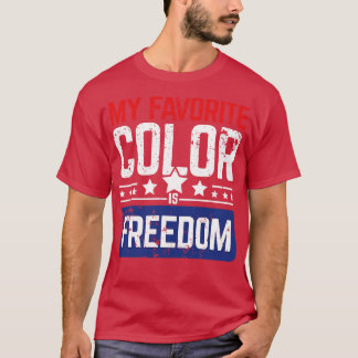 T-shirt Ma couleur préférée est Liberté latitude liberté c