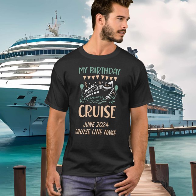 T-shirt Ma croisière d'anniversaire (Créateur téléchargé)