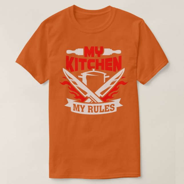 T-shirt Ma cuisine Mes règles (Design devant)