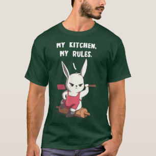 T-shirt Ma Cuisine Mes Règles Drôle Anime Cuisine Bunny