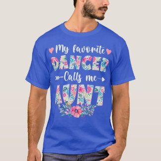 T-shirt Ma Danse Favorite M'Appelle Tante Moth De Danse Fl