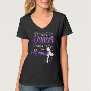 T-shirt Ma danseuse préférée M'Appelle Mamaw Dance Grand-m