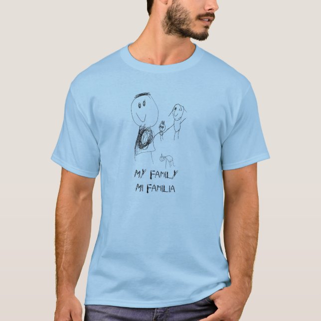 T-shirt Ma famille (Devant)