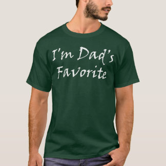 T-shirt Ma famille drôle préférée de papa