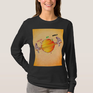 T-shirt Ma femme branchée du monde