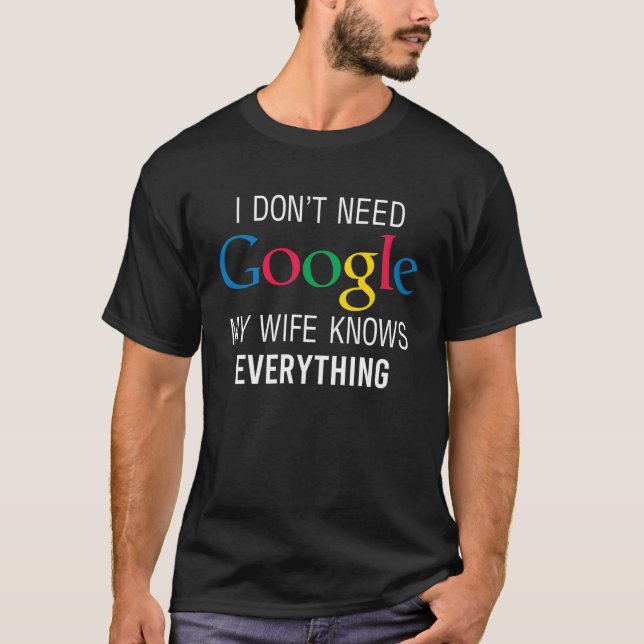 T-shirt Ma Femme Connaît Tout Le Mari Papa Groom (Devant)