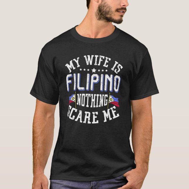 T-shirt Ma Femme Est Philippine (Devant)