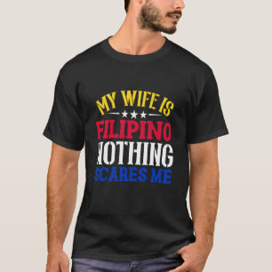 T-shirt Ma femme est philippine République des Philippines