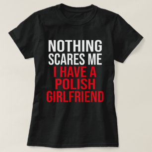 T-shirt Ma Femme Est Polonaise Rien Ne Me Fait Peur Mari