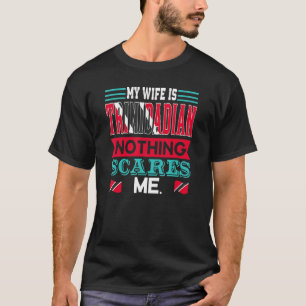 T-shirt Ma Femme Est Trinbagonienne Racines Trinité-Et-Tob