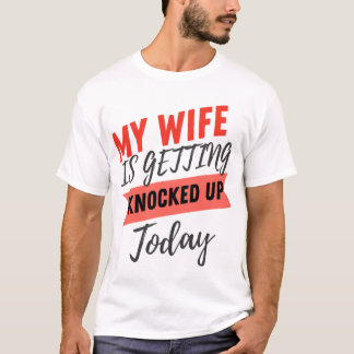 T-shirt Ma femme se fait noyer Aujourd'hui mari drôle