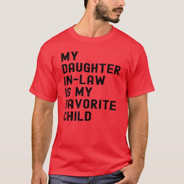T-shirt Ma fille en droit est mon père préféré des enfants (Devant)