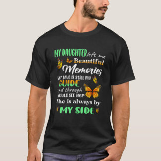 T-shirt Ma Fille Est Toujours De Mon Côté Et M'A Laissé Be