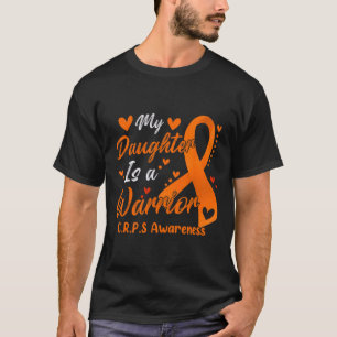 T-shirt Ma Fille Est Un Guerrier Mois De Sensibilisation À