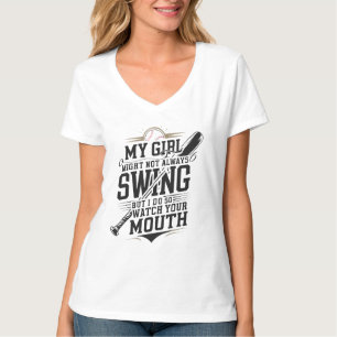T-shirt Ma Fille Ne Chantera Peut-Être Pas Toujours, Mais 