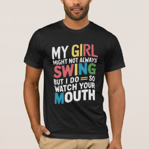 T-shirt Ma Fille Ne Chantera Peut-Être Pas Toujours, Mais 
