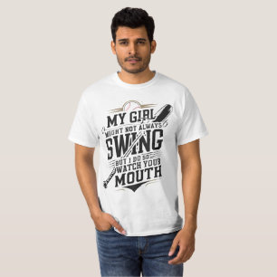 T-shirt Ma Fille Ne Chantera Peut-Être Pas Toujours, Mais 
