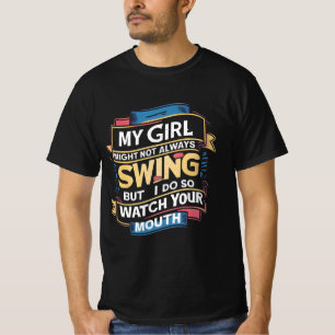 T-shirt Ma Fille Ne Chantera Peut-Être Pas Toujours, Mais