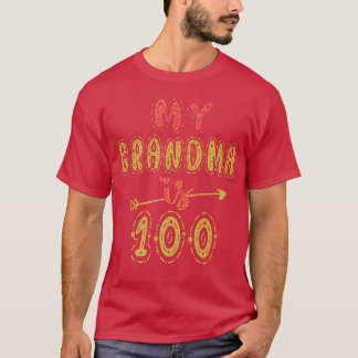 T-shirt Ma grand-mère a 100 ans grand-mère 100e anniversai