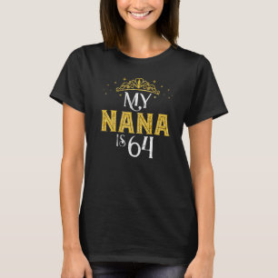 T-shirt Ma grand-mère a 64 ans 1958 64e anniversaire pour 