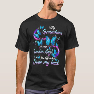 T-shirt Ma Grand-Mère Est Mon Ange Gardien Qu'Elle Surveil