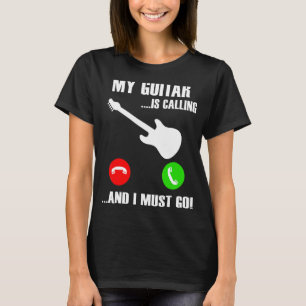 T-shirt Ma Guitare Appelle Bass Guitare Music Player