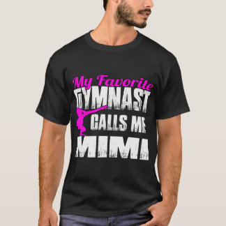 T-shirt Ma Gymnaste Favorite M'Appelle Mimi Gymnastique