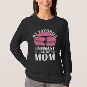 T-shirt Ma gymnaste préférée m'appelle maman gymnastique 2
